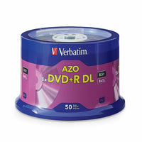 Verbatim - DVD+R DL 8x de 8,5 Go avec surface estampillee - Paquet de 50-Format media DVD+R double couche