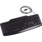 Clavier filaire Staples, français-10 touches de raccourci, dont les fonctions courriel, volume et lecteur multimédia, pour plus de commodité.