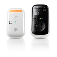 Motorola - Moniteur bébé audio PP11 avec veilleuse - Blanc-Veilleuse - Apaiser votre bébé pour qu’il dorme avec la veilleuse intégrée