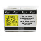 Eco II - Sacs à ordures - 22 po x 24 po - Régulier - clair tinté - paquet de 500-22 po x 24 po