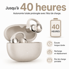 Rwan - Écouteurs ouverts à pince - beige-La construction légère offre un ajustement confortable pour une écoute quotidienne