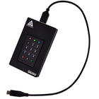 Apricorn - Aegis Fortress L3 FIPS 140-2 Niveau 3 Disque dur portable chiffré de 1 To - noir-L’Aegis Fortress L3 est prêt à être utilisé dès la sortie de la boîte, Aucun logiciel, pilote ou mise à jour nécessaire.