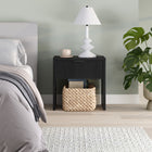 Hudson&Canal - Table de chevet Kenslow 24 po - Grain noir-Caractéristiques assemblage facile