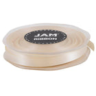 JAM Paper - Ruban de satin double face - 3/8" de large x 25 m - Ivoire-Notre ruban décoratif est fabriqué à partir de satin double face de la plus haute qualité, avec une finition lisse !