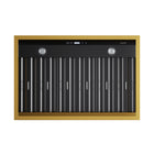 KUCHT KRH36TG 36 po Hotte murale - 900 CFM - Gemstone-Écran LCD à commande tactile par capteur permettant de choisir la vitesse appropriée