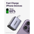 UGREEN - Nexode Chargeur Rapide 45W - 2x USB-C-Compatibilité universelle : Le chargeur mural USB-C est compatible avec Macbook Air, iPad Pro, iPhone 14-8 Series, Samsung Galaxy S23 Ultra-S10 Series, MagSafe, Pixel, Switch et plus d'appareils électroniques USB-C.