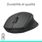 Logitech - Souris sans fil Silent Plus M330, noir-Simple, fiable, forte