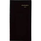 AT-A-GLANCE - Agenda de poche hebdomadaire/mensuel Fine Diary 2025 - 6 po H x 3 3/16 po l - Noir - Anglais-12 mois : janvier 2025 à decembre 2025