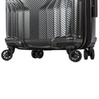 Air Canada - Tokyo Valise de Cabine Rigide Pivotante de 20 po - Noir-Poignée de chariot rétractable verrouillable à bouton-poussoir