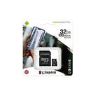 Kingston 32 Go Canvas Select Plus MicroSD Carte Avec Adaptateur-Dimensions du produit: 0.59" x 0.43" x 0.04"