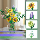 Contixo - Ensemble de blocs de construction de la collection de fleurs de tournesol - 975 pièces-Découvrez la joie de créer votre propre chef-d'œuvre de tournesol avec le coffret de construction Contixo Sunflower Bouquet. Plongez dans un monde de possibilités infinies, où créativité et beauté s'entremêlent pour créer une expérience vraiment remarquable. Laissez votre imagination s'épanouir en vous lançant dans un voyage qui célèbre l'attrait éternel des tournesols