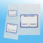 Spicers - Sac transparent pour pièces à dessus ouvert - 2,5 mils - 6,25 po l x 9 po L - Section blanche - 2 500 par paquet-Sacs pour pièces à dessus ouvert avec carré blanc préimprimé.