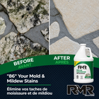 RMR Solutions - RMR-86 Éliminateur de taches de moisissure instantané - 3,78 L (paquet de 2)-4