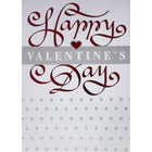 Rosedale - Cartes De souhaits De La Saint-Valentin 5-1/2 po x 8 po / Enveloppes - Paquet de 12 - Rouge et Blanc-Cartes de souhaits qualité boutique