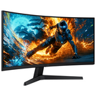 Samsung - Moniteur de jeu incurvé 34 po Odyssey G5 - LS34HG550ENXZA-Temps de réponse GTG de 1 ms
