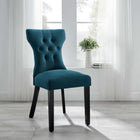 Modway - Silhouette Restauration Fauteuil d’appoint - Azure-Rembourrage en mousse dense pour le confort