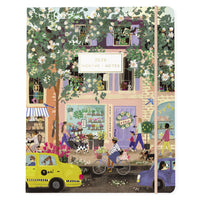Graphique - 2024-2025 Académique Paysages Joyeux Mensuel Planificateur de Bureau - 20.32 x 25.4 cm-18 mois