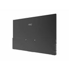 AOC - Moniteur portable ultra-fin 15,6 pouces, alimenté par USB-C, dalle IPS, Full HD 1920 x 1080, support pliable-Couverture intelligente pliable