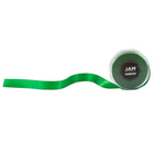 JAM Paper - Ruban de satin double face - 7/8" de large x 25 m - Vert émeraude-Quantité : Rouleau vendu à l'unité