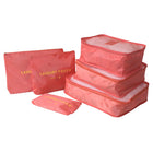 Nicci - Organiseur de bagages Cubes 6 pièces - Melon d'eau-Organiseur de bagages Cubes 6 pièces