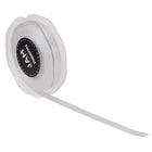 JAM Paper - Ruban de satin double face - 3/8" de large x 25 m - Blanc-Taille : 0,375 po x 25 mètres