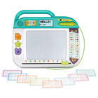 VTech - Mon ardoise interactive Apprenti-écriture - Anglais-Rempli de trucs à écrire, ce tableau facile à effacer montre aux enfants comment dessiner des lettres, des chiffres et des objets, étape par étape