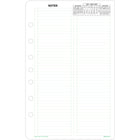 Day-Timer - Recharge datee 2025 1 page/jour de bureau - 8 1/2 po H x 5 1/2 po l - bilingue-Voyez votre liste de tâches, reunions, journal et depenses sur une seule page