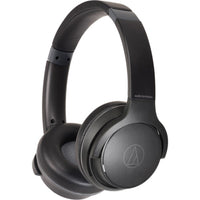 Audio-Technica - Écouteurs sans fil - Noir-Jusqu'à 60 heures d'utilisation continue avec une charge complète et jusqu'à 3,5 heures d'utilisation avec une charge rapide de 10 minutes (via connexion USB-C)