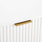 Manhattan Comfort DUMBO 35.19" Modern Dresser - White-Recommended for up to 35 inch TV.