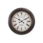 Monarch Specialties - Horloge - 20 po Rond - Horloge Murale - Brun - Transitionnel-Cette horloge murale ronde de 20 pouces, élégante et tendance, de couleur marron riche avec une finition subtilement frottée et des aiguilles en métal à l'aspect vintage, est parfaite pour ajouter une touche décorative à n'importe quelle pièce de votre maison