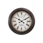 Monarch Specialties - Horloge - 20 po Rond - Horloge Murale - Brun - Transitionnel-Cette horloge murale ronde de 20 pouces, élégante et tendance, de couleur marron riche avec une finition subtilement frottée et des aiguilles en métal à l'aspect vintage, est parfaite pour ajouter une touche décorative à n'importe quelle pièce de votre maison