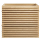 Modway - Render Support mural de 24" Armoire de toilette de salle de bain (lavabo non inclus) - Chêne-Vanité moderne du milieu du siècle