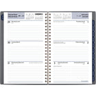 AT-A-GLANCE - Agenda hebdomadaire/mensuel traditionnel 2026 - 8 po H x 5 po l - gris - bilingue-Format des pages : 8 po H x 5 po l