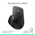 Logitech - MX Master 4 for Mac, souris Bluetooth ergonomique - Noir Sidéral-11