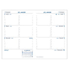 Quo Vadis - Sapa X Agenda Semainier - 9 cm l x 14 cm H - Couleurs Assorties - Français-Grille 2 couleurs sur papier blanc