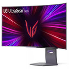 LG - Moniteur gaming incurvé OLED UltraGear 45 po | 800R, DisplayHDR True Black 400-Cet UltraGear est doté de la technologie Micro Lens Array+ avec une luminosité typique de 275 cd/m2, soit plus que les précédents moniteurs OLED UltraGear