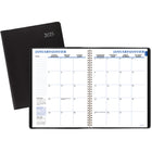 Staples - Agenda hebdomadaire/mensuel 2025 - 11 po H x 8 po l - Noir - Bilingue-Format des pages : 11 po H x 8 po l
