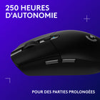 Logitech - Souris de jeu sans fil G305 Lightspeed, noir-Design classique : avec seulement 99 grammes, la souris symétrique légère G305 présente un profil compact et un dos arrondi pour une prise en main confortable et un contrôle agile pour différents styles de jeu