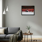 Florida Panthers 20x29 Conference Final Trophy - Toile encadree - 31" x 22"-Prêt à accrocher - livré entièrement assemblé