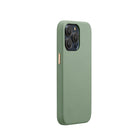 General Supply Goods + Co Vegan Leather Case with Metallic Buttons and MagSafe Compatible for iPhone 13/13 Pro - Jade Green-Vert jade
