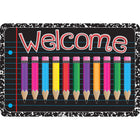 Ashley Productions - The Original Fun Mat - Tapis de Bienvenue - 15 -5" x 23 -5" - Bienvenue aux Crayons de Couleur-Mesure et design : Le tapis de bienvenue aux crayons de couleur mesure 15,5 po x 23,5 po.