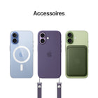 Apple - iPhone 17 - 256 Go - Lavande - Bell et Virgin Plus-FONCTIONNALITÉS PAR SATELLITE - En l’absence de réseau cellulaire ou Wi-Fi, iPhone peut se connecter à un satellite pour vous permettre d’envoyer et recevoir des textos ou des Tapback. Et en cas d’accident de voiture grave, il peut contacter les secours si vous n’êtes pas en mesure de le faire