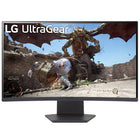 LG - Moniteur 27 po 180Hz QHD VA incurvé - 27GS60QX-B-Le moniteur est un écran incurvé