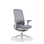 Ceha - ARES Chaise de bureau- gris-Accoudoirs 4D pour un soutien complet et réglable des coudes