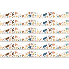 Ashley Productions - Bordure festonnée magnétique - Cœurs « Tout le monde est le bienvenu » - 12 pi/paquet - Paquet de 6-Décorations et bordures magnétiques colorées pour tableaux blancs, casiers et autres surfaces en acier