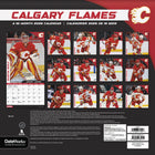 DateWorks - 2026 Calendrier Mural 16 Mois - 12 po x 12 po - Flames de Calgary - Bilingue -13 images de haute qualité imprimées sur du papier Premium
