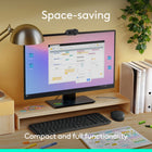 Logitech - K250 clavier sans fil compact -  Graphite-Conçu de manière responsable: conçues pour durer, les pièces en plastique du clavier K250 sont fabriquées durablement avec au moins 64 % de plastique recyclé (3) pour résister à une utilisation quotidienne	
