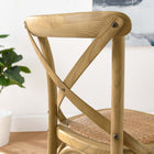 Modway - Gear Tabouret de comptoir - Naturel-Capacité de poids : 330 lbs.