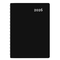 Socadis - W. Maxwell Agenda 2026 Buro - 5.25 po x 8 po - Noir - Bilingue-Janvier à décembre 2026