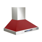 KUCHT KRH3615-R 36 po Hotte murale professionnelle - 900 CFM - Acier inoxydable/Rouge-Cette puissante hotte professionnelle assure une ventilation adéquate de votre cuisinière Kucht Pro‑Style à fort rendement BTU tout en fonctionnant silencieusement avec trois niveaux sonores